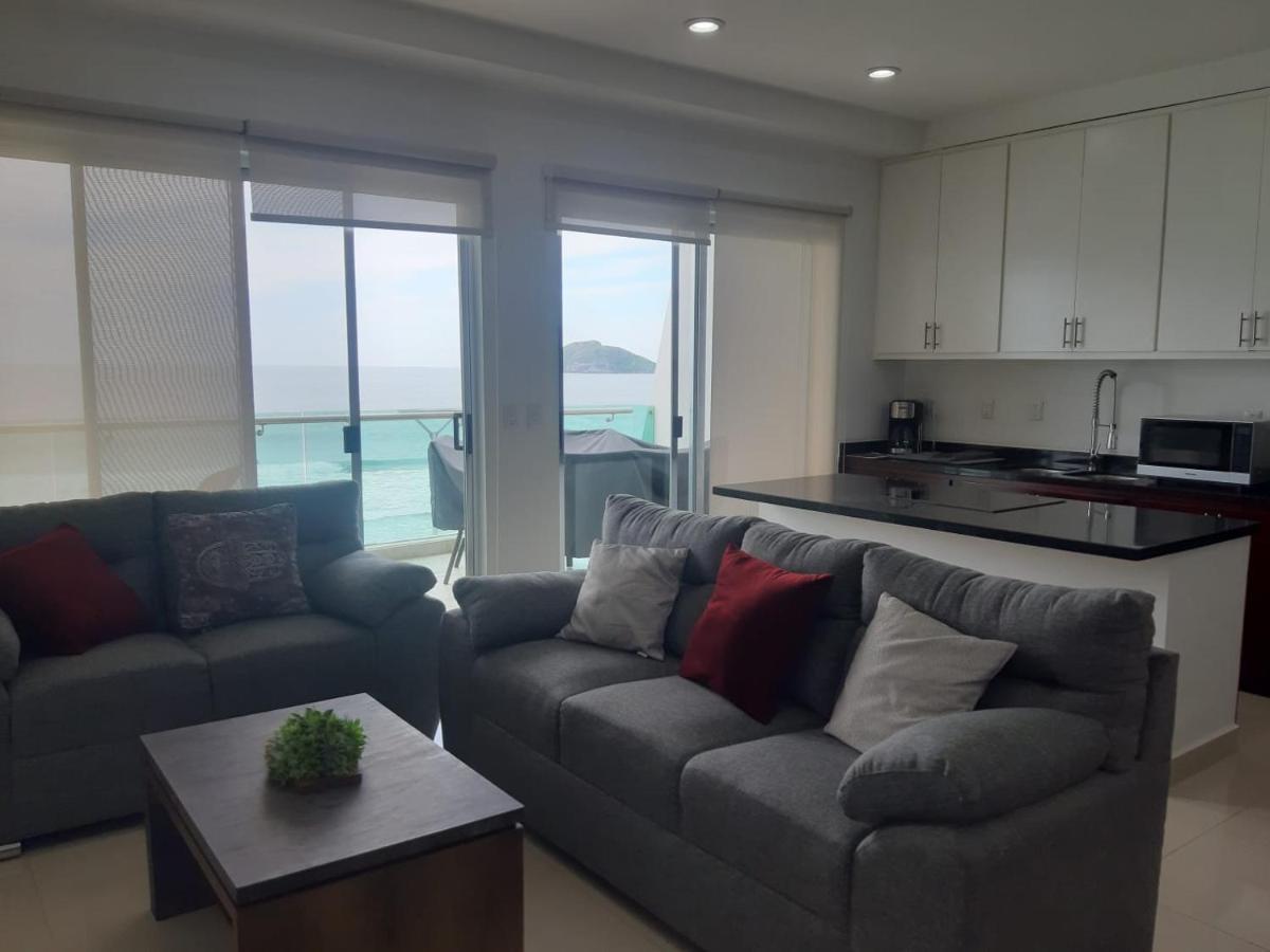 Hermoso Y Moderno Departamento Frente Al Malecon Con Preciosa Vista Al Mar Mazatlan Ngoại thất bức ảnh